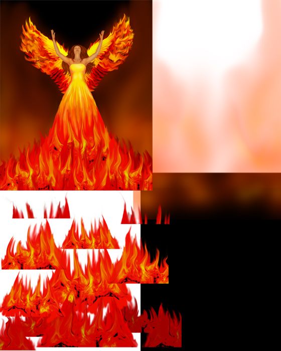 Creation of The Phoenix Rises: Step 6