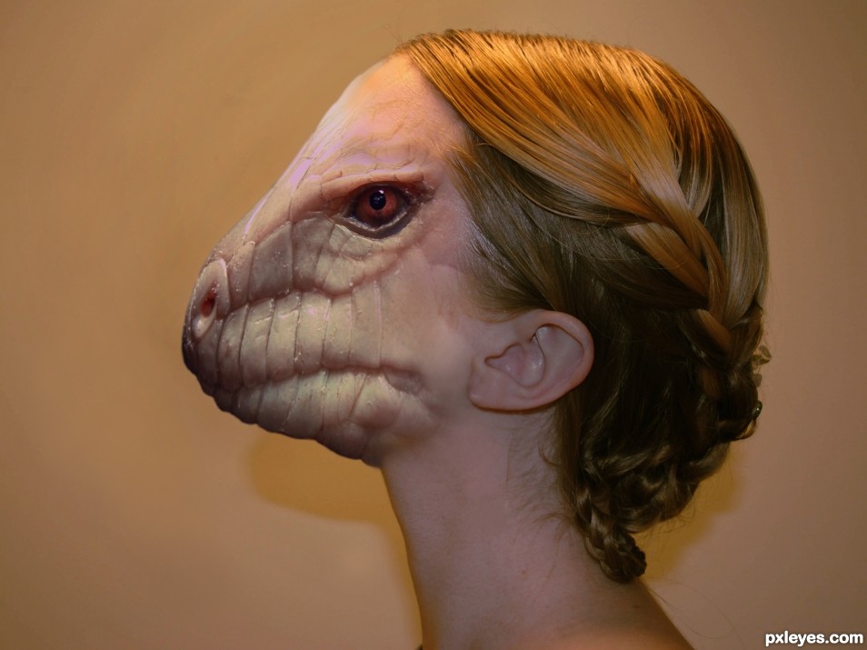 Creation of Lizard woman: Final Result