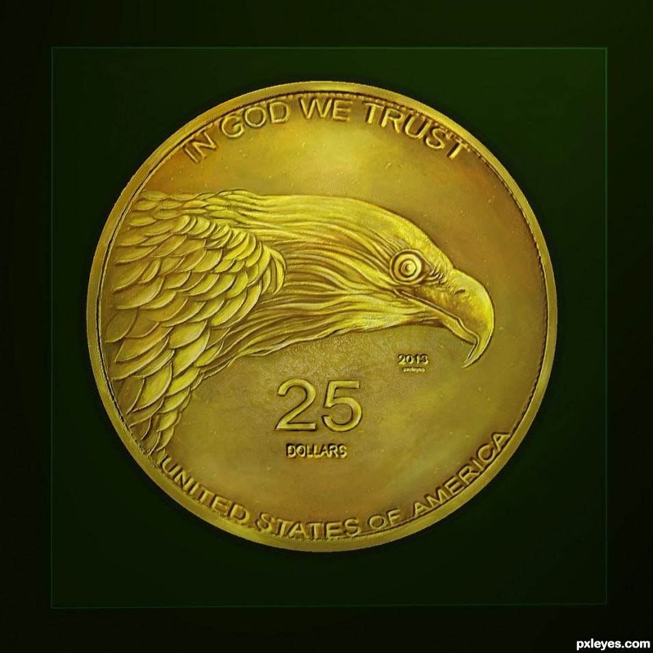 Creation of Gold Eagle Coin: Step 10