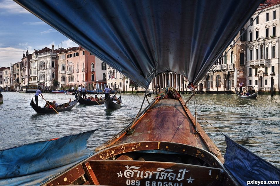 From  Bangkok Chao Phraya to Venice Grand Canal Tranzit  :-)