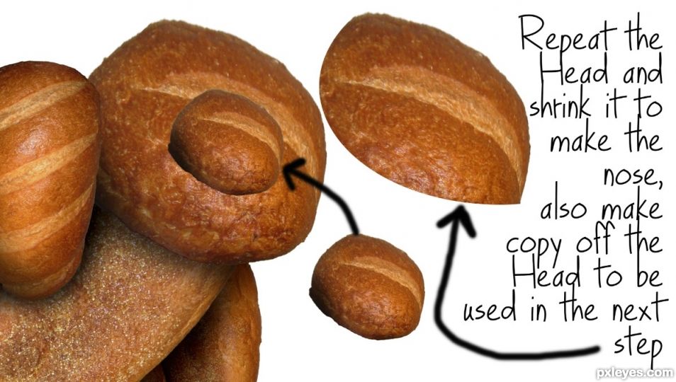 Creation of Take that Rubber Duck, Bread Water Bear is Here: Step 8