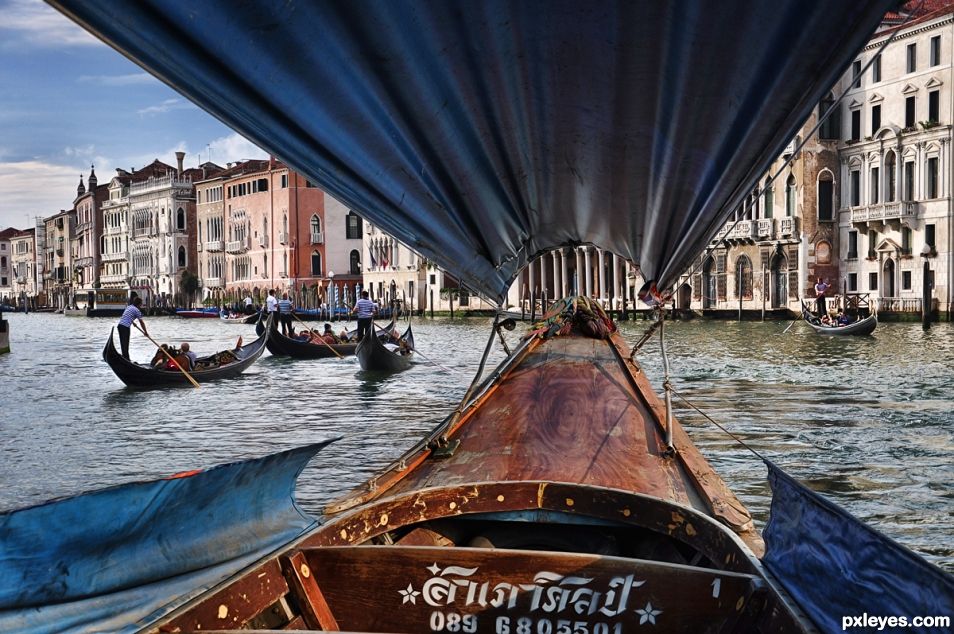 Creation of From  Bangkok Chao Phraya to Venice Grand Canal Tranzit  :-): Step 3