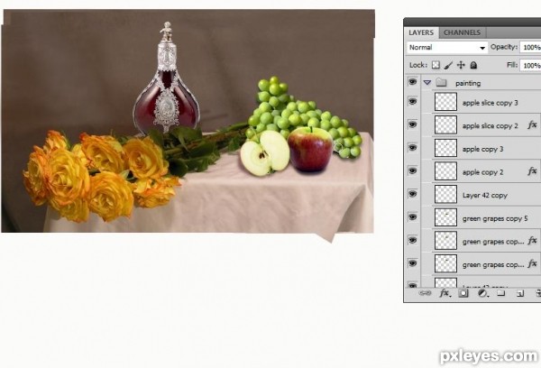 Creation of Still Life: Step 12