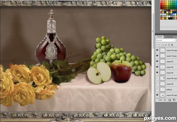Creation of Still Life: Step 13