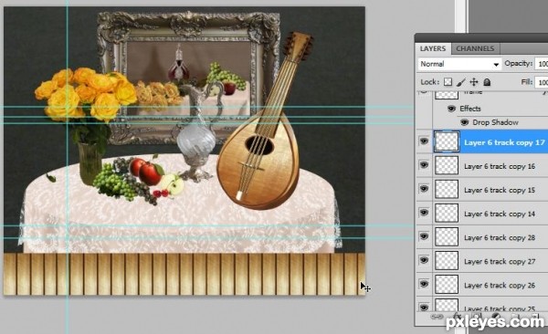 Creation of Still Life: Step 21