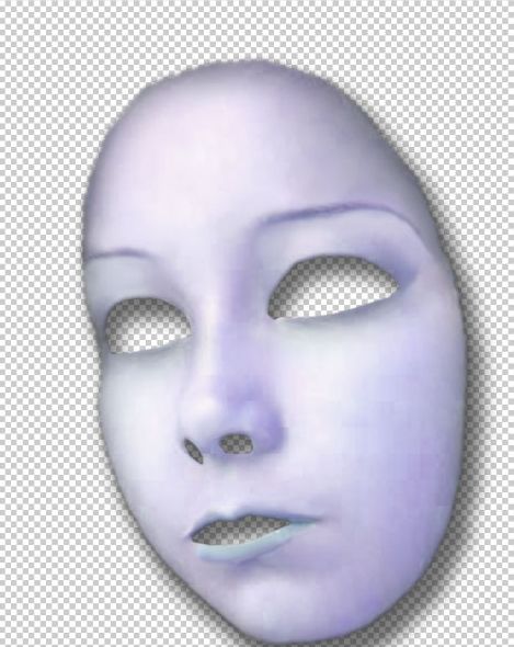 Creation of Angels masck: Step 5