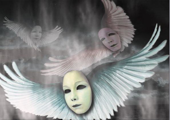 Creation of Angels masck: Step 10