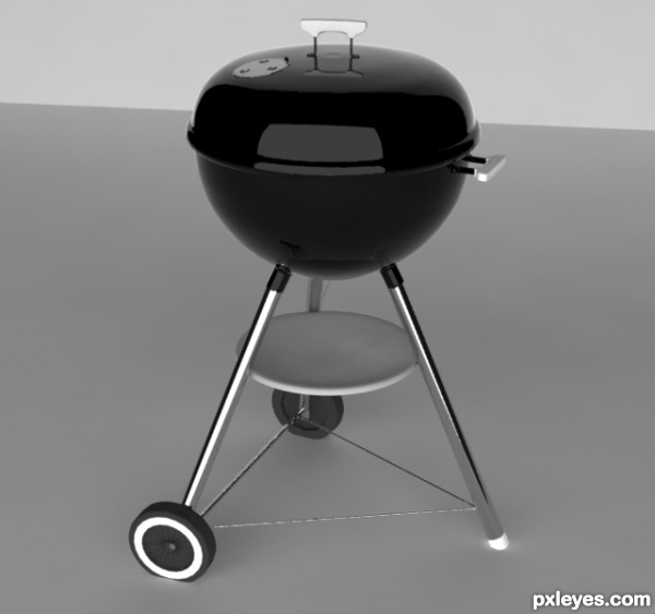 Creation of Charcoal grill: Step 2