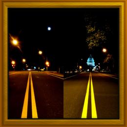 Full Moon over East Capitol Street