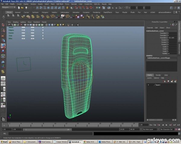 Creation of Nokia 3410: Step 6