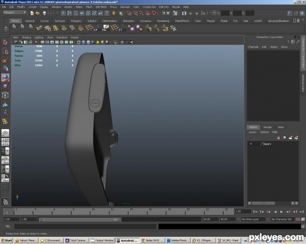 Creation of Nokia 3410: Step 9