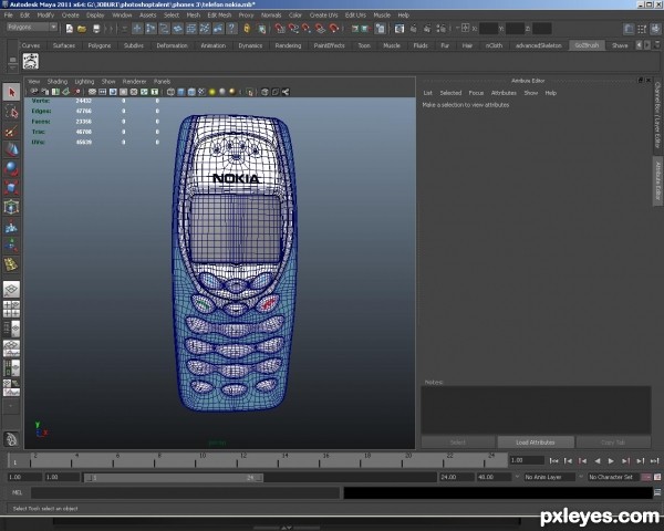 Creation of Nokia 3410: Step 15