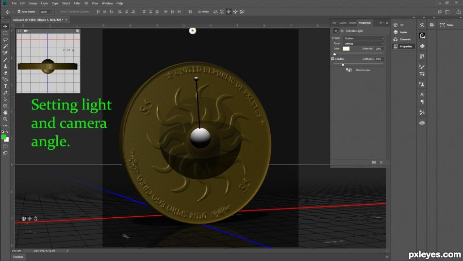 Creation of United Republic Of Pxleyes Coinage : Step 14