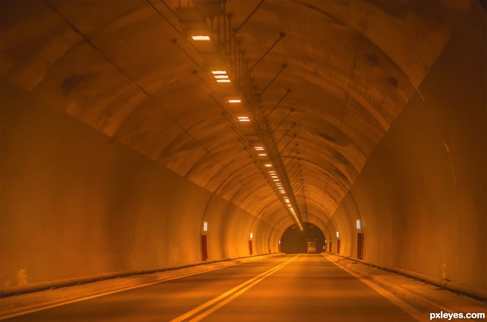 Orange Tunnel....