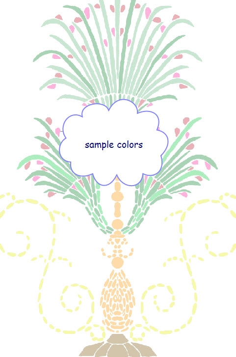 Creation of needle work: Step 6