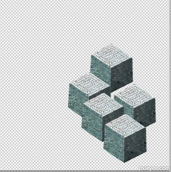 Creation of Impossible Triangle: Step 3