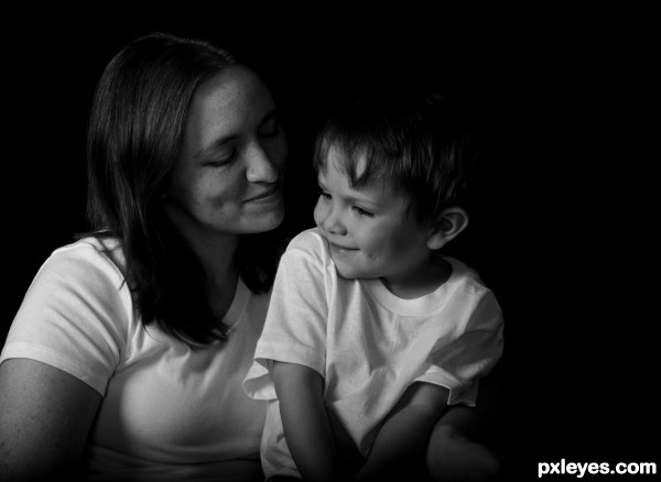 Barb & Son... photoshop picture)