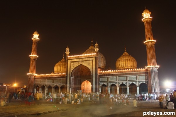 Masjid in night