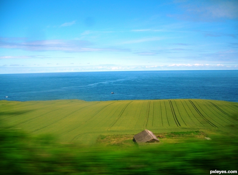 scotland from train