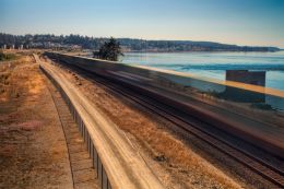 Fast Moving Train