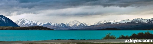 Creation of Lake Tekapo: Final Result