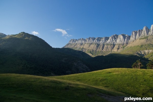 Creation of Pyrenees mountain: Step 1