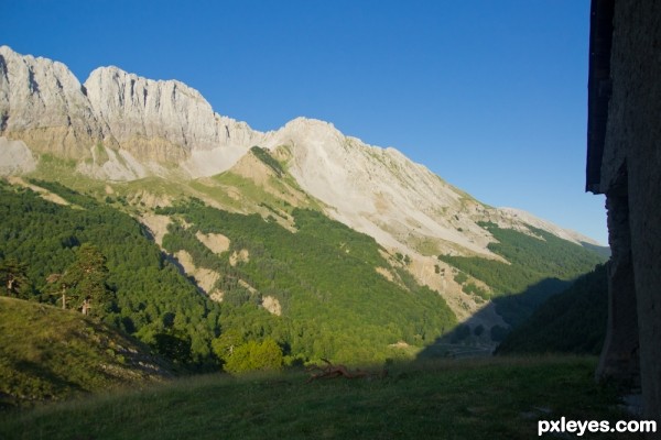 Creation of Pyrenees mountain: Step 4