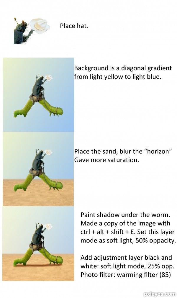 Creation of yiii-haaa!!!: Step 3