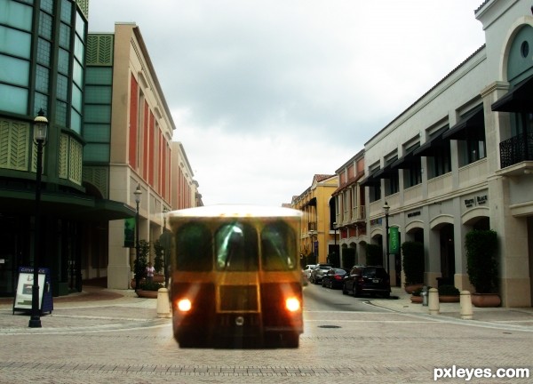 Approaching Trolley