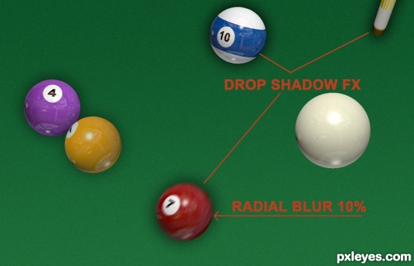 Creation of 4 Ball Corner Pocket: Step 9