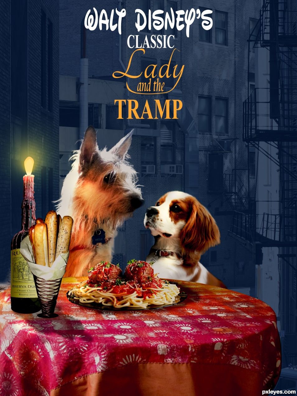 Creation of Lady and the Tramp: Final Result