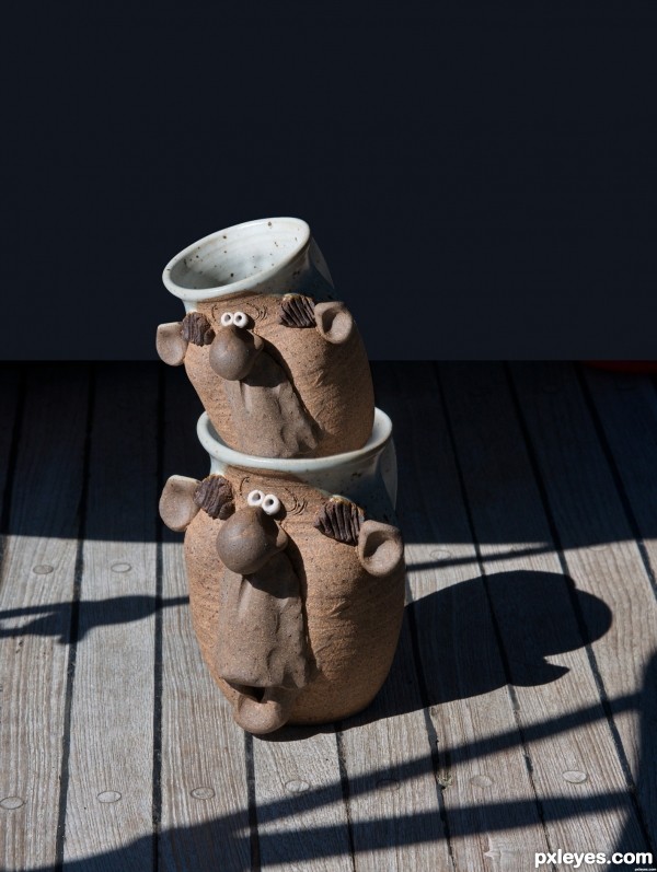 Creation of 3 mugs of S, M, L size: Step 2
