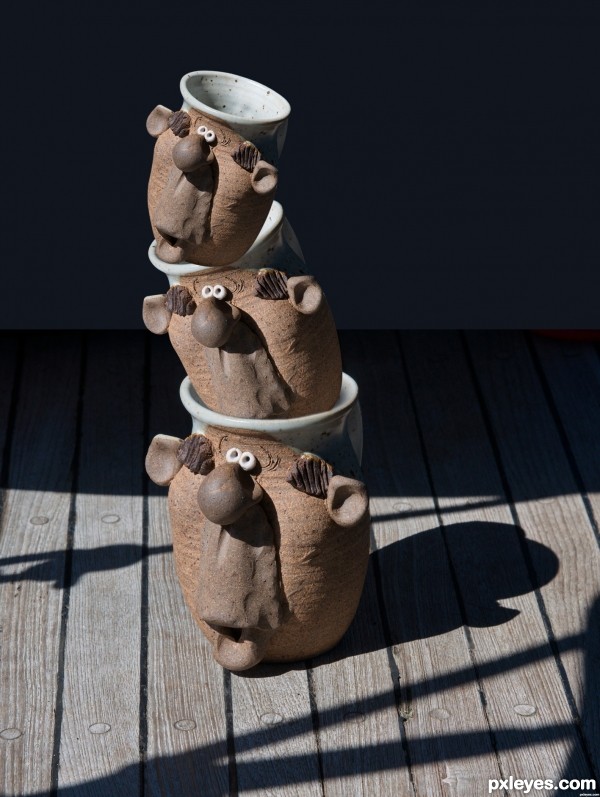 Creation of 3 mugs of S, M, L size: Step 3