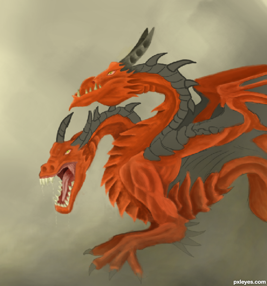 Creation of dragon: Step 6