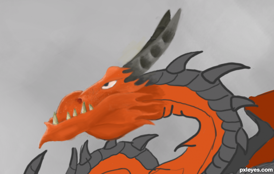 Creation of dragon: Step 4