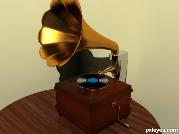 Creation of My Gramophone Model: Final Result