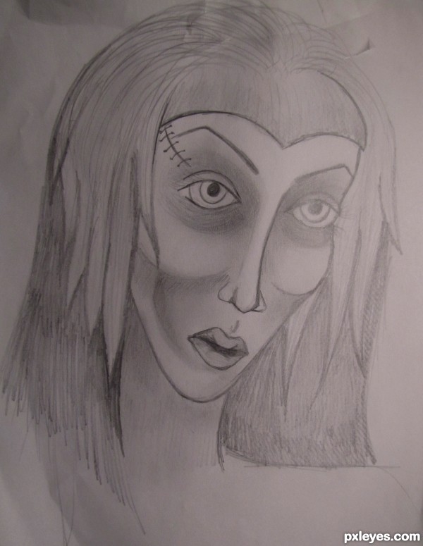 Creation of Living Dead Girl: Step 1