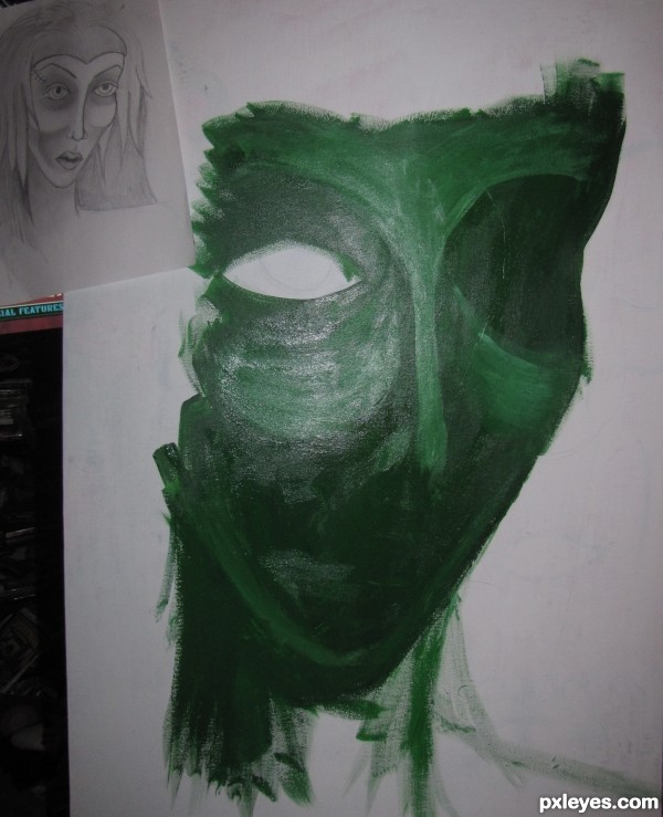 Creation of Living Dead Girl: Step 2