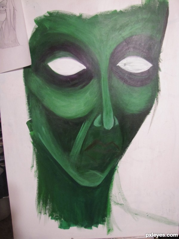 Creation of Living Dead Girl: Step 3