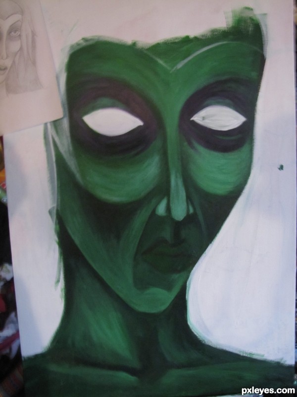 Creation of Living Dead Girl: Step 4