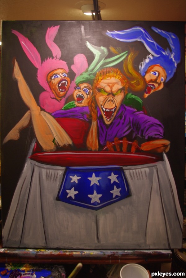 Creation of All American Nightmare: Step 4