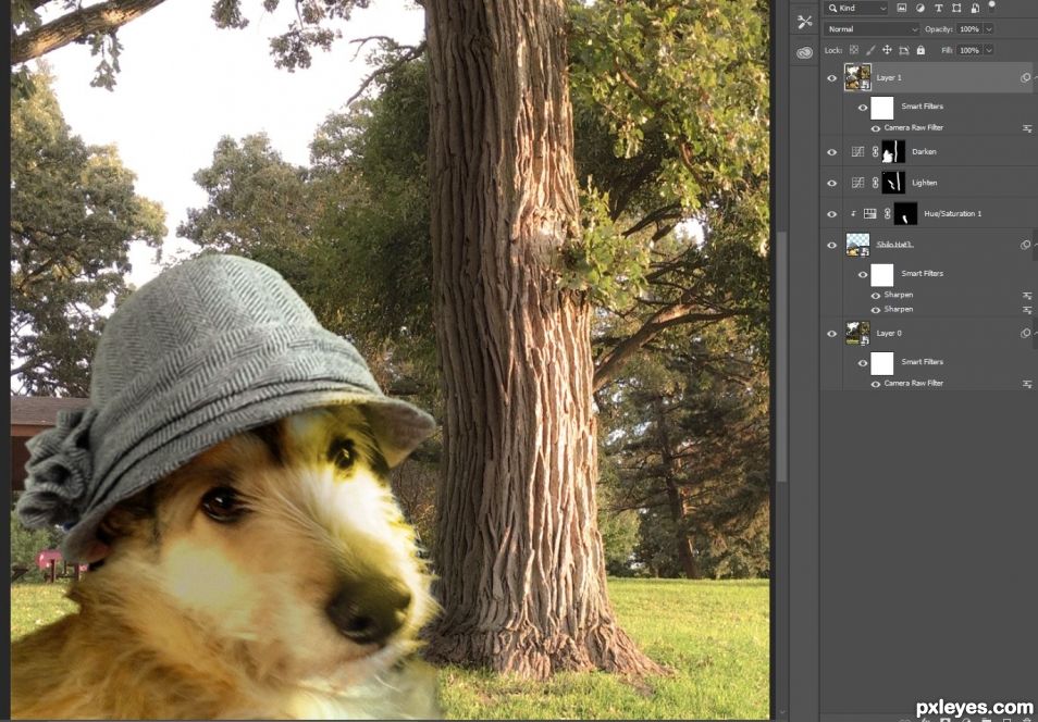 Creation of Inspector Paws: Step 4
