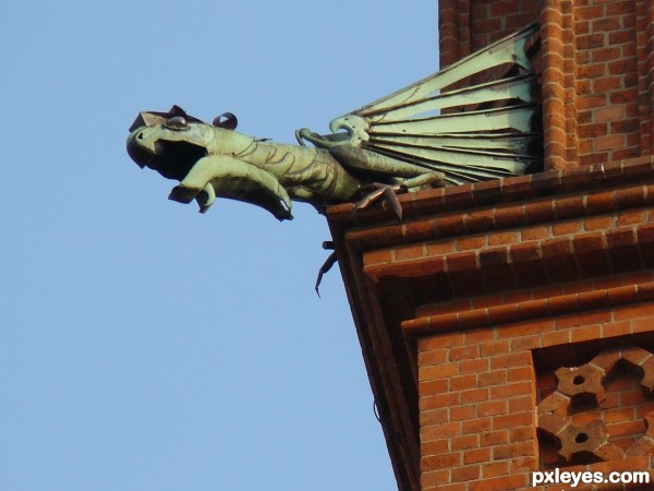 Dragon - a gargoyle