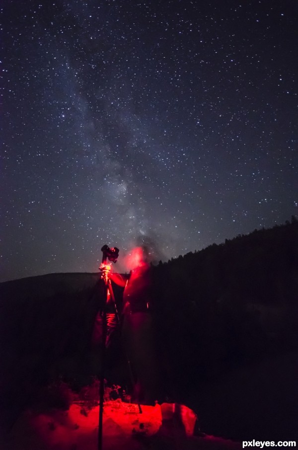 Josh shooting a Panorama