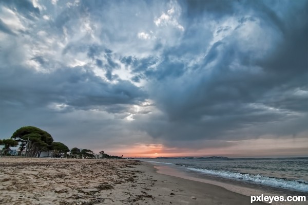 Sunrise in Cambrils (Spain)