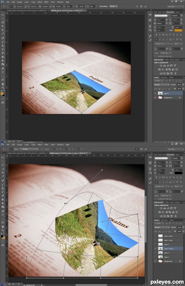 Creation of Cutting: Step 2