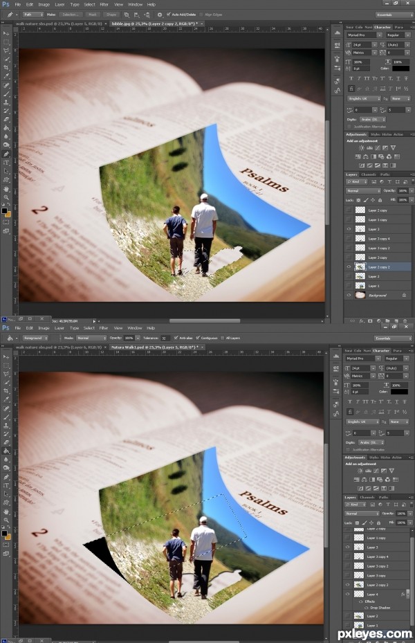 Creation of Cutting: Step 3