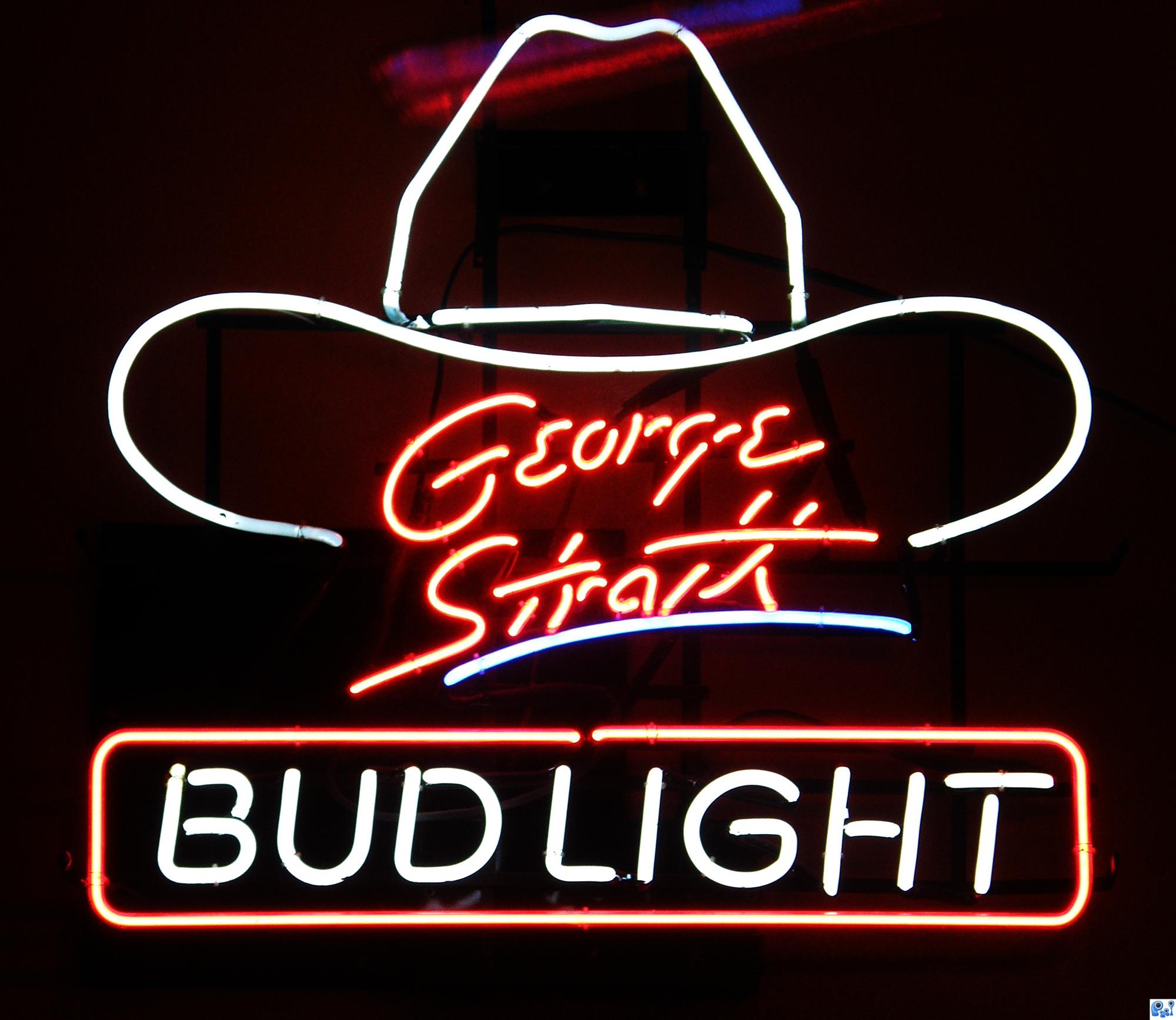 George Strait.... picture, by DrewBlood for: neon signs