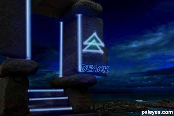 Creation of beach gate: Final Result