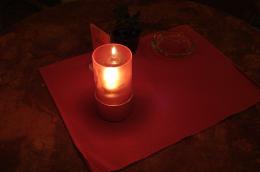 composition with candle